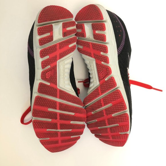 New Balance 630v4 Women Sz 8 Black Purple Red EUC - Picture 7 of 7